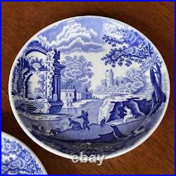 Made In The Uk Spode Blue Italian Petit Plates 2 Pieces