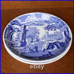 Made In The Uk Spode Blue Italian Petit Plates 2 Pieces