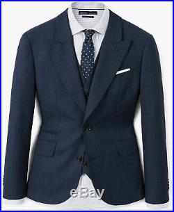Mango Man Slim Fit 3 piece suit, 100% super 120 wool, SIZE M / EU 48 / UK 38