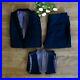 Marc-Darcy-Charlie-3-Piece-Suit-Navy-Blue-Size-38R-Trousers-Jacket-Waistcoat-01-smp