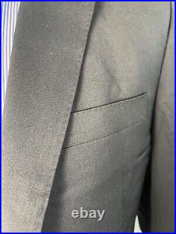 Men's Ralph Lauren Purple Label Navy Blue Italian Blazer, Size 42r