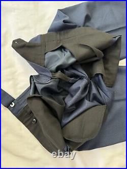 Men's Suit Custom Made Two Piece 40L Deep Blue Italian Lightweight Wool