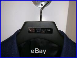 Mens CHESTER BARRIE 2 piece suit Size 42R x 36R Dark Blue 100% wool