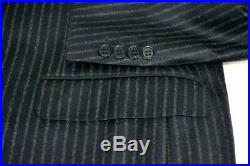 Mint $2695 CANALI Wool & Cashmere 3 Piece withVest Flat Front Side Vent SUIT 42 R