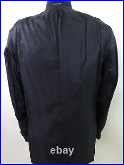 Missoni Men Pure Wool Solid Dark Blue Italian Blazer Suit Jacket Sport Coat 42 L