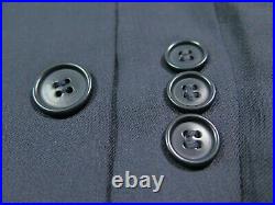 Missoni Pure Wool Solid Dark Navy Blue Italian Two Piece Mens Suit 34x33 42 L
