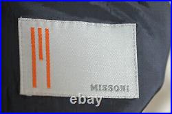 Mossoni Mens Navy Blue ITALIAN Pinstripe Pleated 2 Pc Suit 48L Jacket 41x30 Pant