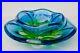 Murano-Art-Glass-Bowl-and-Plate-Set-Blue-Green-2-pieces-01-os