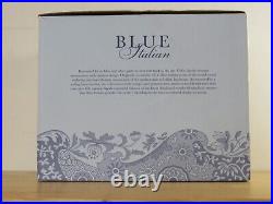 NEW Blue Italian Spode 12 Piece China Dinnerware Set of 3 Plates Mugs