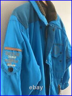 NWT Colmar Sportswear Italian Ski Team Snow Suit One Piece Blue Sz 42 Large
