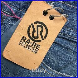 NWT- RA-RE Rag Recycle Italian Patch Boyfriend Jeans -Size 28