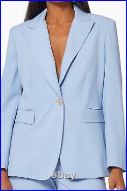 New MARELLA (Max Mara) SENTA Blazer & FILM Pant Suit Light Blue Italian 50