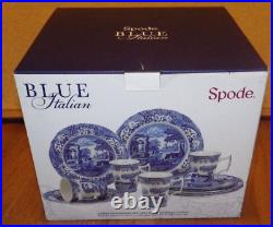 New Spode Blue Italian Dinnerware 12-Piece Set England