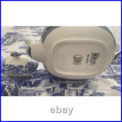 New and unused Spode Blue Italian Tea Set for 2