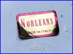 Norleans Italy Vintage Handmade 4 Pieces RARE Decor Set Cobalt Blue/Cream/Gold