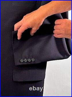$$ Outstanding Blue Italian Vanetti Collezioni Men's Suit 44L 44 Long Tall