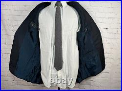 PAL ZILERI Mens Navy Blue ITALIAN-MADE Wool Sport Coat Blazer Jacket SIZE 38S