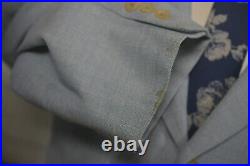Pal Zileri Mens Blue ITALIAN Wool 3 Button Sport Coat Blazer Jacket SIZE 46R