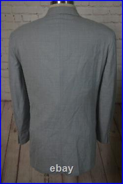 Pal Zileri Mens Blue ITALIAN Wool 3 Button Sport Coat Blazer Jacket SIZE 46R