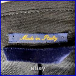 Paul & Shark mens navy blue Italian wool blazer logo gold buttons IT 56R US 46R