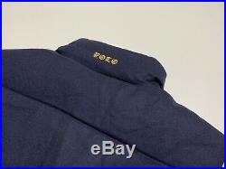 Polo Ralph Lauren Men's Wool Down Vest Jacket Bullion Patch Crest Size XXL 2XL