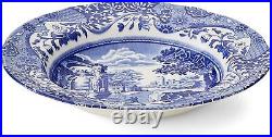 Portmeirion Spode Blue Italian Soup Bowls Set of 4 9Inch