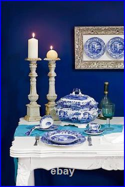 Portmeirion Spode Blue Italian Soup Bowls Set of 4 9Inch