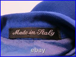 Quinto Reda Mens Pure Wool Royal Blue Italian Blazer Jacket Sport Coat 42 R EUC