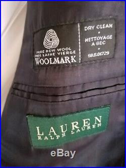 Ralph Lauren 2-Piece Mens Suit 44 Regular. Condition Pre-owned