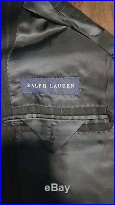 Ralph Lauren-Blue Label-Wool-2 piece suit-Made in Italy-Size 42