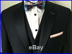 Reserve Collection Made In USA Italian Fabric 3-Piece Custom Tuxedo, size44R