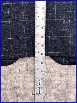 Rodd & Gunn Jacket Small Mens Blue Italian Fabric Wool Linen Sport Coat Blazer