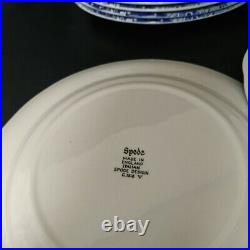 SPODE #7stored Blue Italian plates 6 pieces 19cm Made in the