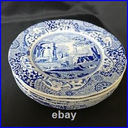 SPODE #7stored Blue Italian plates 6 pieces 19cm Made in the