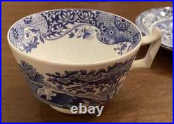 SPODE Blue Italian Design Made in England 8 Cups and 8 Saucers