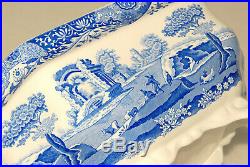 SPODE Blue & White Italian 3 Piece Large Soup Tureen with Ladle S3447-A3
