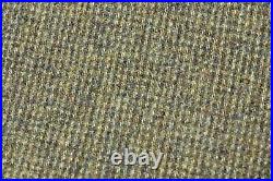 STUNNING Vintage Brown Blue Woven Fleck 3 PIECE TWEED Wool Suit 42 43 R USA MADE