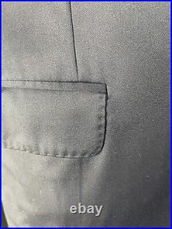 Samuelsohn Performance, Dark Blue Italian Wool Blazer With Silver Buttons, 43s