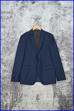 Sand Copenhagen Blue Italian Wool Sport Coat Blazer Suit Jacket Size 50 / US 40