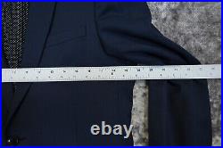 Sand Copenhagen Blue Italian Wool Sport Coat Blazer Suit Jacket Size 50 / US 40