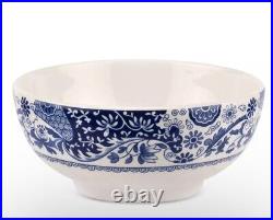 Set Of 4 Spode Blue Italian Brocato 5.5 Inch Bowl Microwave Dishwasher Safe