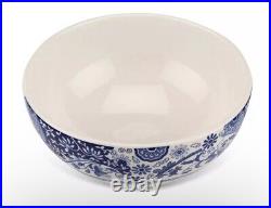 Set Of 4 Spode Blue Italian Brocato 5.5 Inch Bowl Microwave Dishwasher Safe