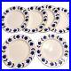 Set-Of-6-Vintage-Italian-Ceramic-Dinner-Plates-Blue-White-Leaf-Floral-8-Italy-01-eiuo