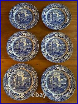 Set of 10 (Ten) Copeland Spode Dinner Plates Italian Pattern 10 1/2 1930s