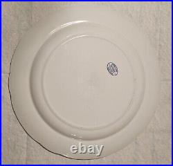 Set of 4 Copeland Spode Dinner Plates Italian Pattern 10 1/2 Scalloped