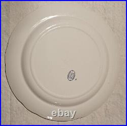 Set of 4 Copeland Spode Dinner Plates Italian Pattern 10 1/2 Scalloped