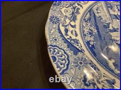 Spode #16 Vintage Blue Italian 19Cm Plates 4 Pieces