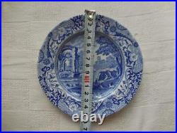 Spode #2 British Blue Italian Plates 6 Pieces 15.7Cm