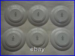 Spode #2 British Blue Italian Plates 6 Pieces 15.7Cm