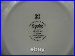 Spode #2 British Blue Italian Plates 6 Pieces 15.7Cm